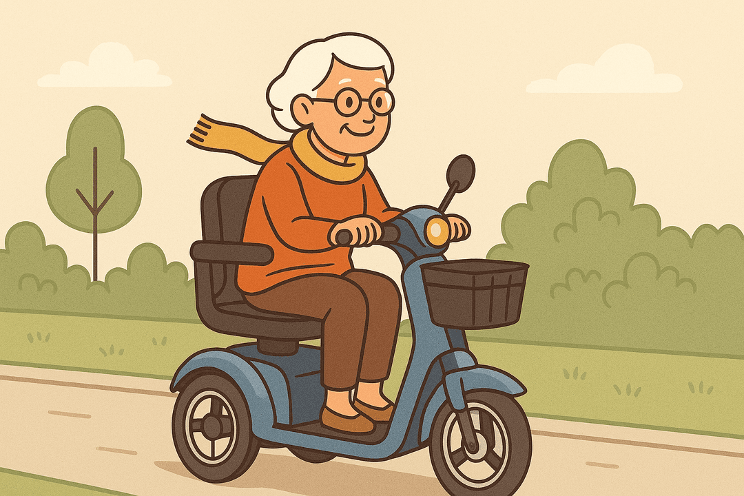 Waarom een 3-wiel scootmobiel de slimme keuze is