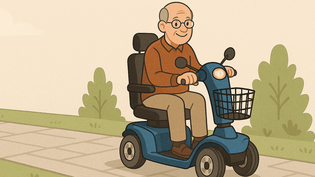 Why a 4-Wheel Mobility Scooter Is the King of the Road 