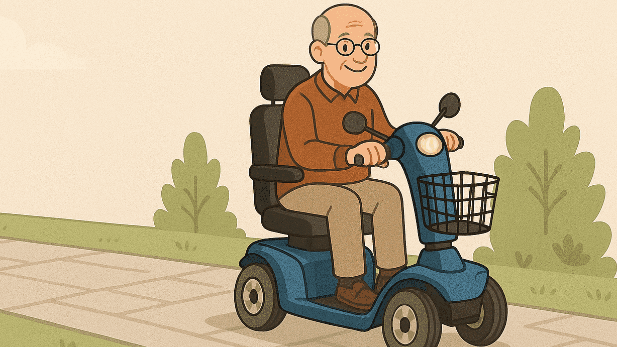 Why a 4-Wheel Mobility Scooter Is the King of the Road 