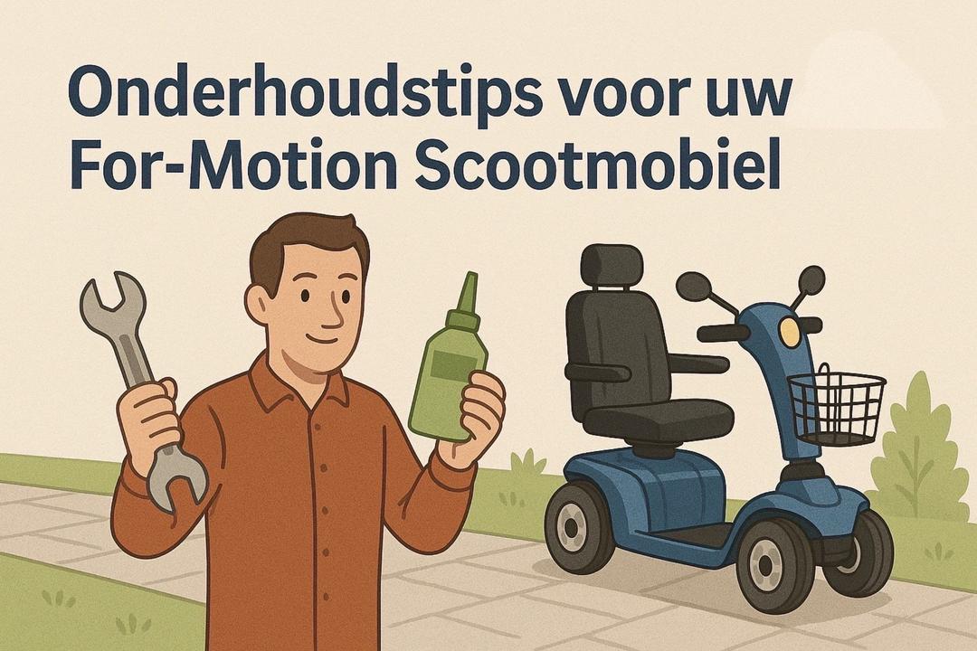 Onderhoudstips voor uw For-Motion Scootmobiel