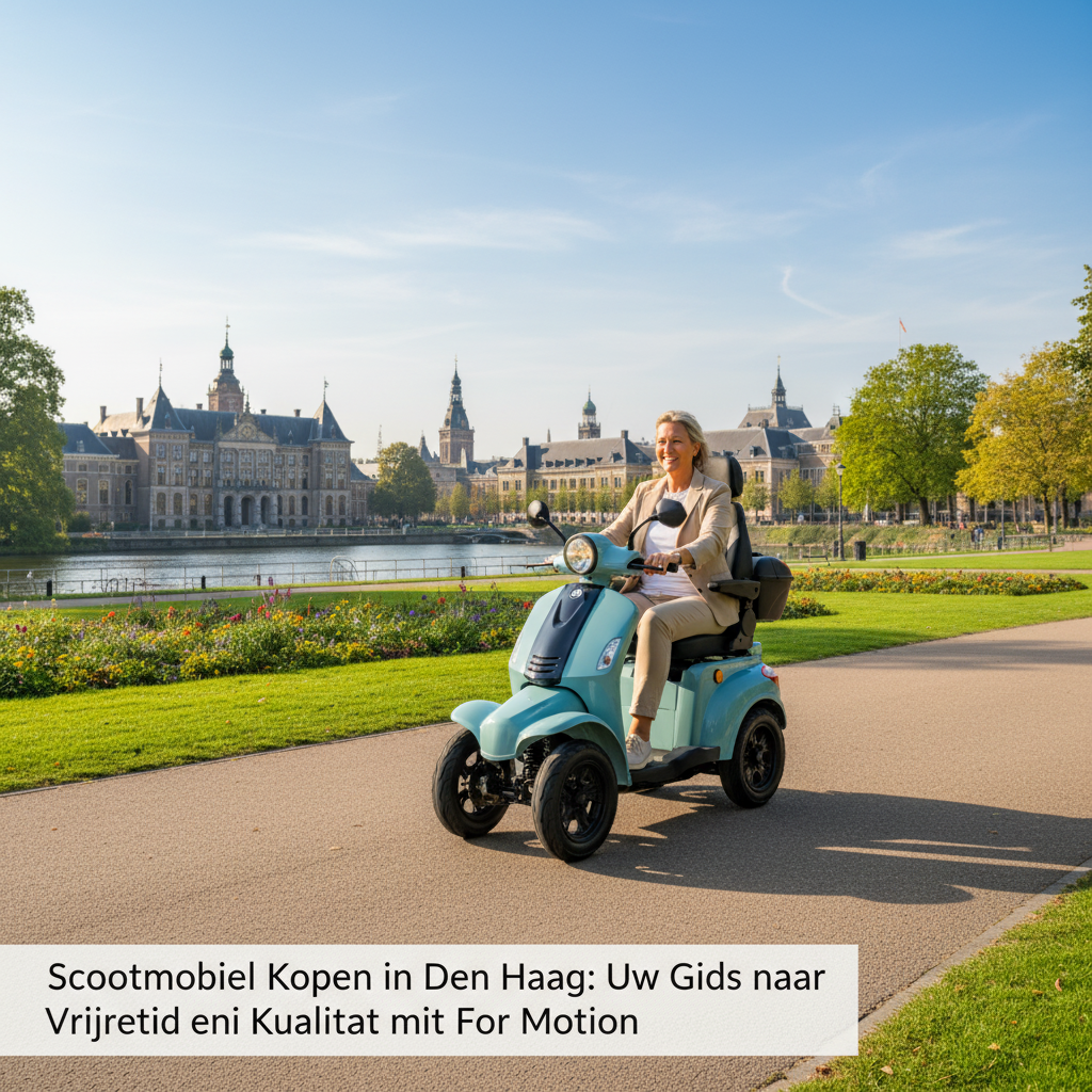Scootmobiel Kopen in Den Haag: Uw Gids naar Vrijheid en Kwaliteit met For Motion