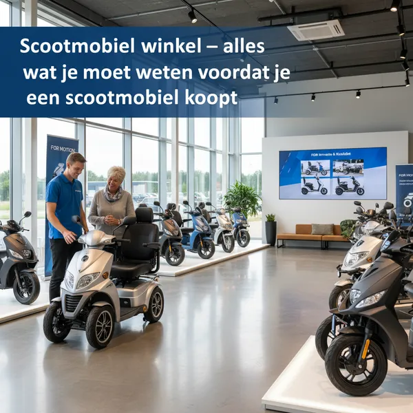 Scootmobiel winkel – alles wat je moet weten voordat je een scootmobiel koopt