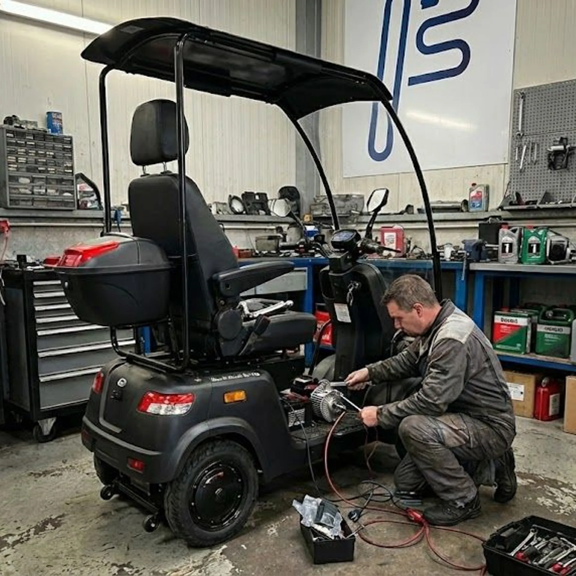 Manutenzione scooter elettrico