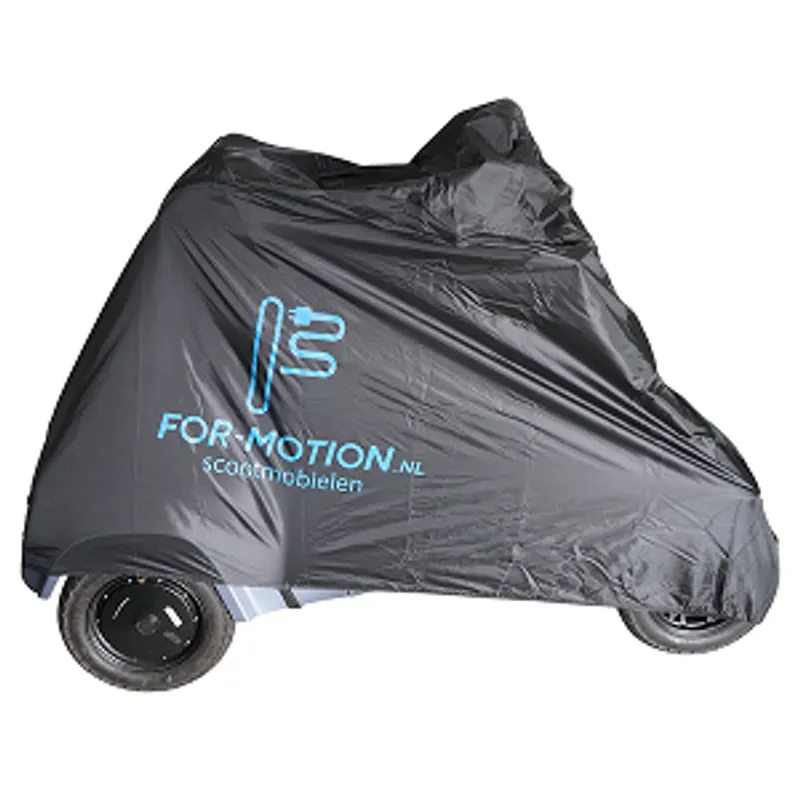 Hoes, regen en kou voor een For Motion scootmobiel